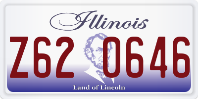 IL license plate Z620646