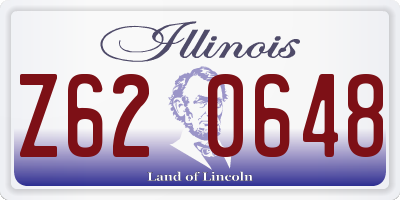 IL license plate Z620648