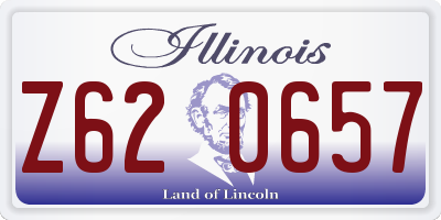 IL license plate Z620657