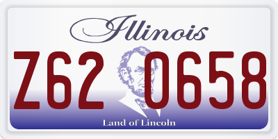 IL license plate Z620658