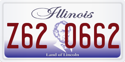 IL license plate Z620662