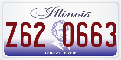 IL license plate Z620663