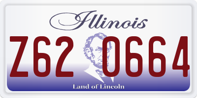 IL license plate Z620664