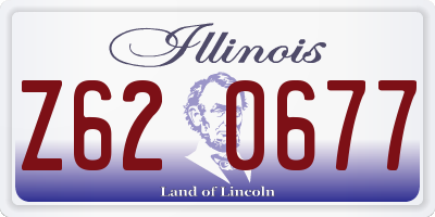 IL license plate Z620677
