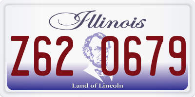 IL license plate Z620679
