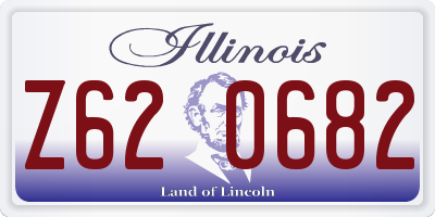 IL license plate Z620682