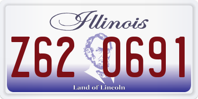 IL license plate Z620691