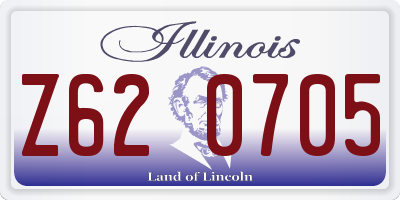 IL license plate Z620705