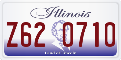 IL license plate Z620710