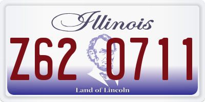 IL license plate Z620711