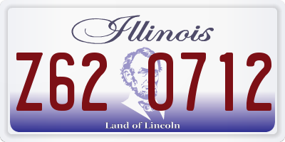 IL license plate Z620712