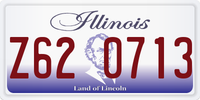 IL license plate Z620713