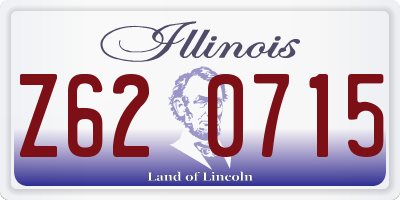 IL license plate Z620715