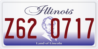 IL license plate Z620717