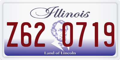 IL license plate Z620719