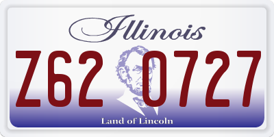 IL license plate Z620727