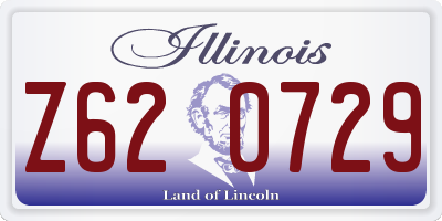 IL license plate Z620729