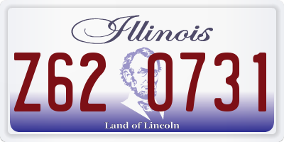 IL license plate Z620731