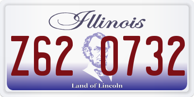 IL license plate Z620732