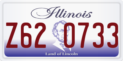 IL license plate Z620733