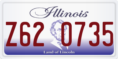 IL license plate Z620735