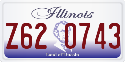 IL license plate Z620743