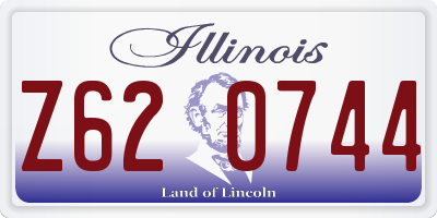 IL license plate Z620744