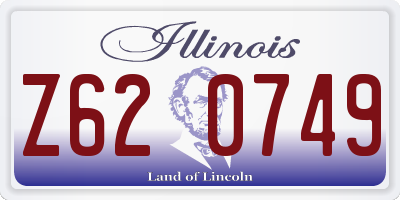IL license plate Z620749