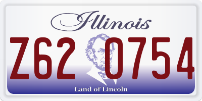 IL license plate Z620754