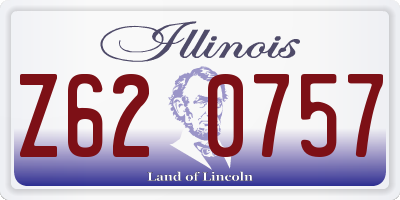 IL license plate Z620757