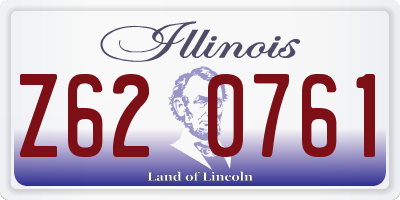 IL license plate Z620761
