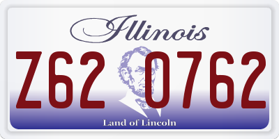 IL license plate Z620762