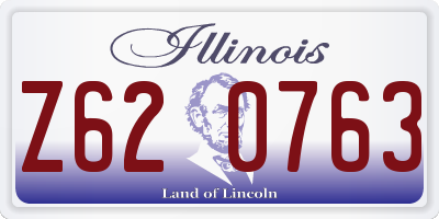 IL license plate Z620763