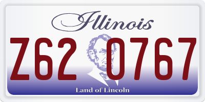 IL license plate Z620767