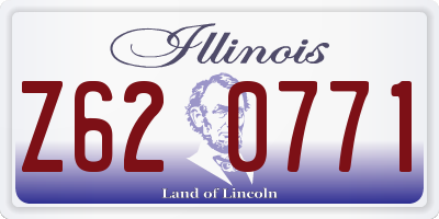 IL license plate Z620771