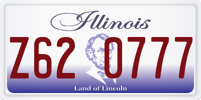 IL license plate Z620777