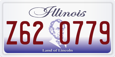 IL license plate Z620779