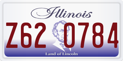 IL license plate Z620784