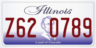IL license plate Z620789