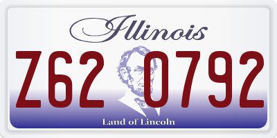 IL license plate Z620792