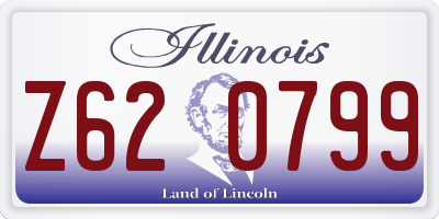 IL license plate Z620799