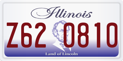 IL license plate Z620810