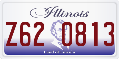 IL license plate Z620813