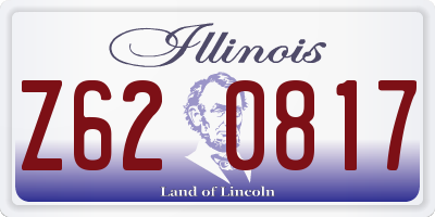 IL license plate Z620817