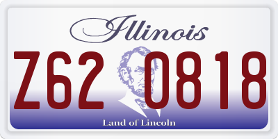 IL license plate Z620818