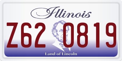 IL license plate Z620819