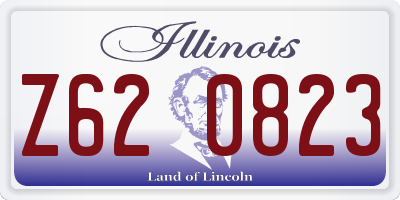 IL license plate Z620823