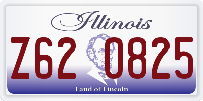 IL license plate Z620825