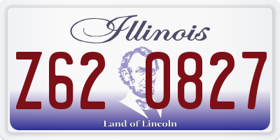 IL license plate Z620827