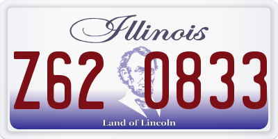 IL license plate Z620833